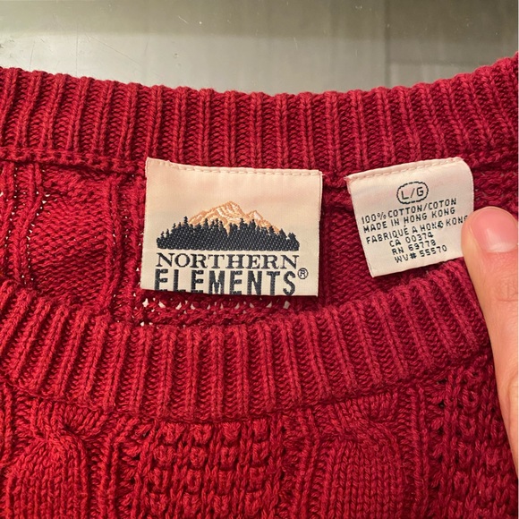 Vintage Northern Elements knit sweater fits medium - Picture 2 of 6
